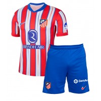 Fotballdrakt Barn Atletico Madrid Alexander Sorloth #9 Hjemmedraktsett 2024-25 Kortermet (+ Korte bukser)